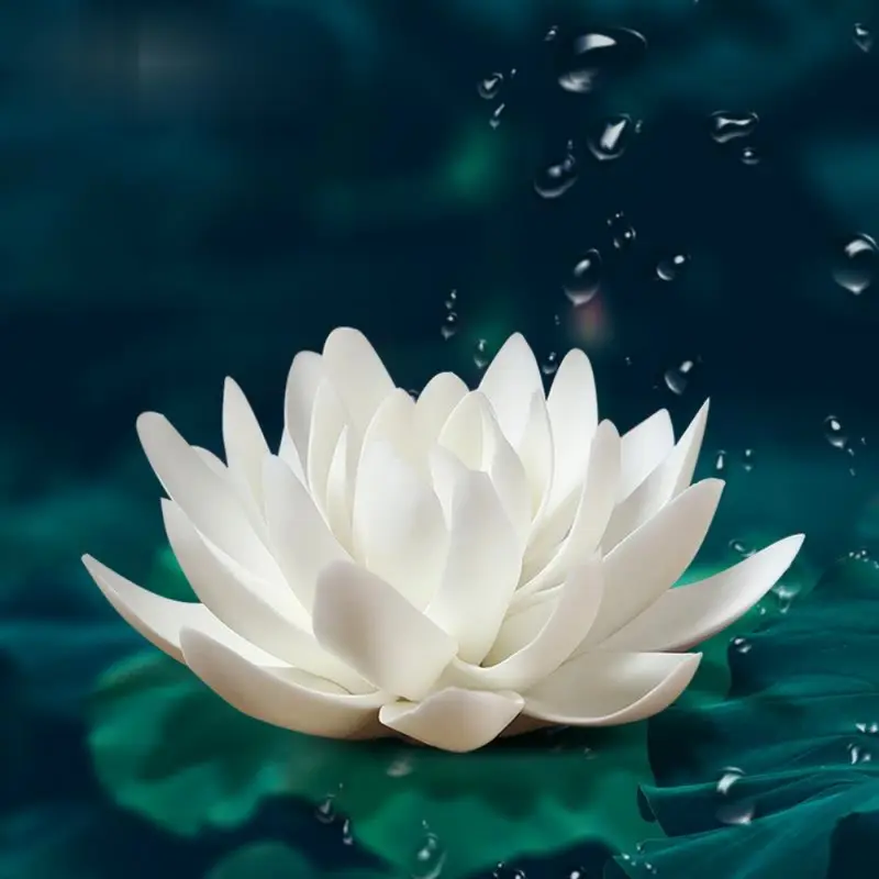 Ceramic-Flower-Lamp