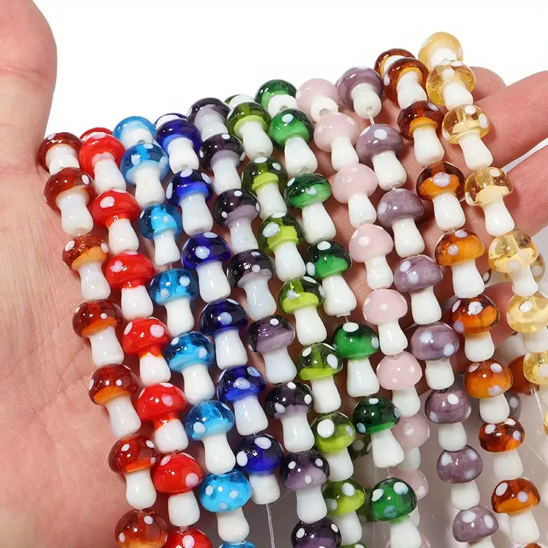 Mushroom-Glass-Beads