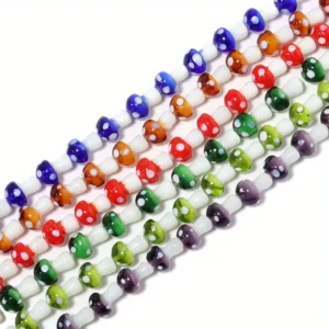 Mushroom-Glass-Beads