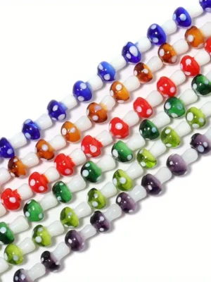 Mushroom-Glass-Beads