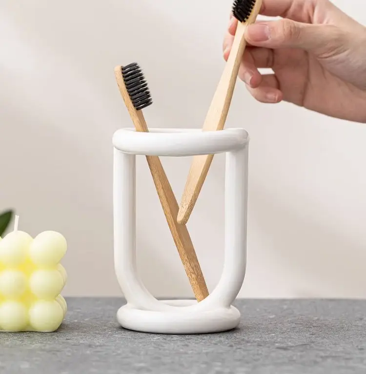 Ceramic-Toothbrush-Holder