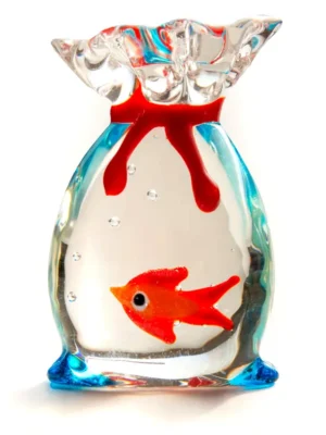 Handmade-Glass-Pocket -Fish-Ornament
