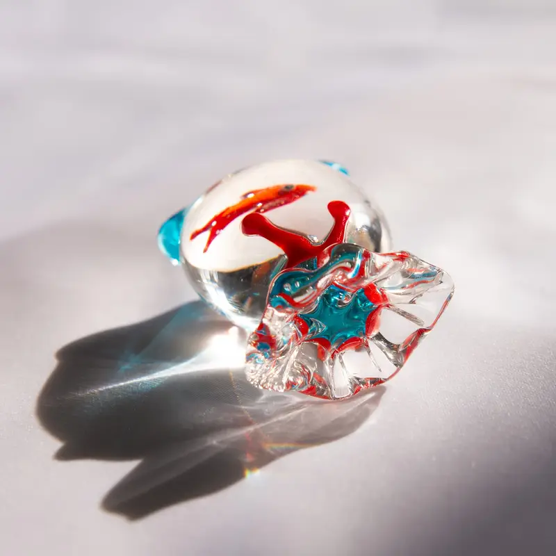 Handmade-Glass-Pocket -Fish-Ornament