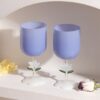 Three-dimensional-flower-stem-wine-glass
