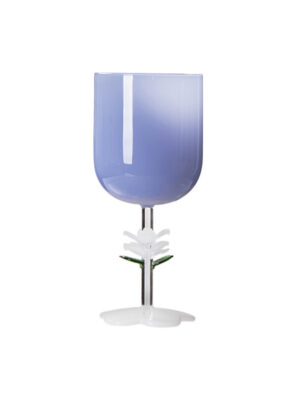 Three-dimensional-flower-stem-wine-glass