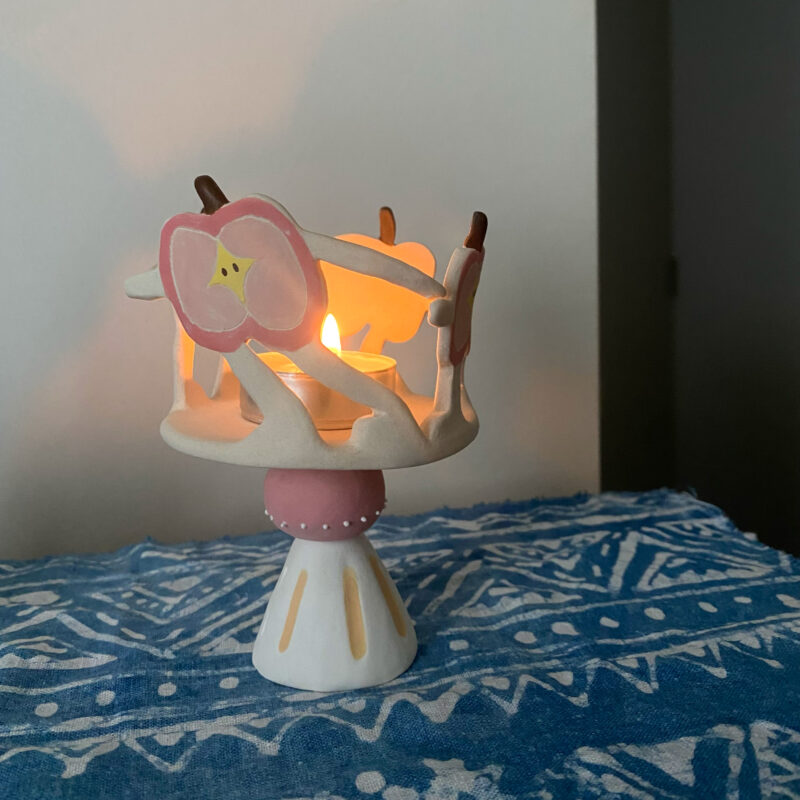 Apple-Candle-Holder