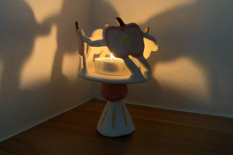 Apple-Candle-Holder
